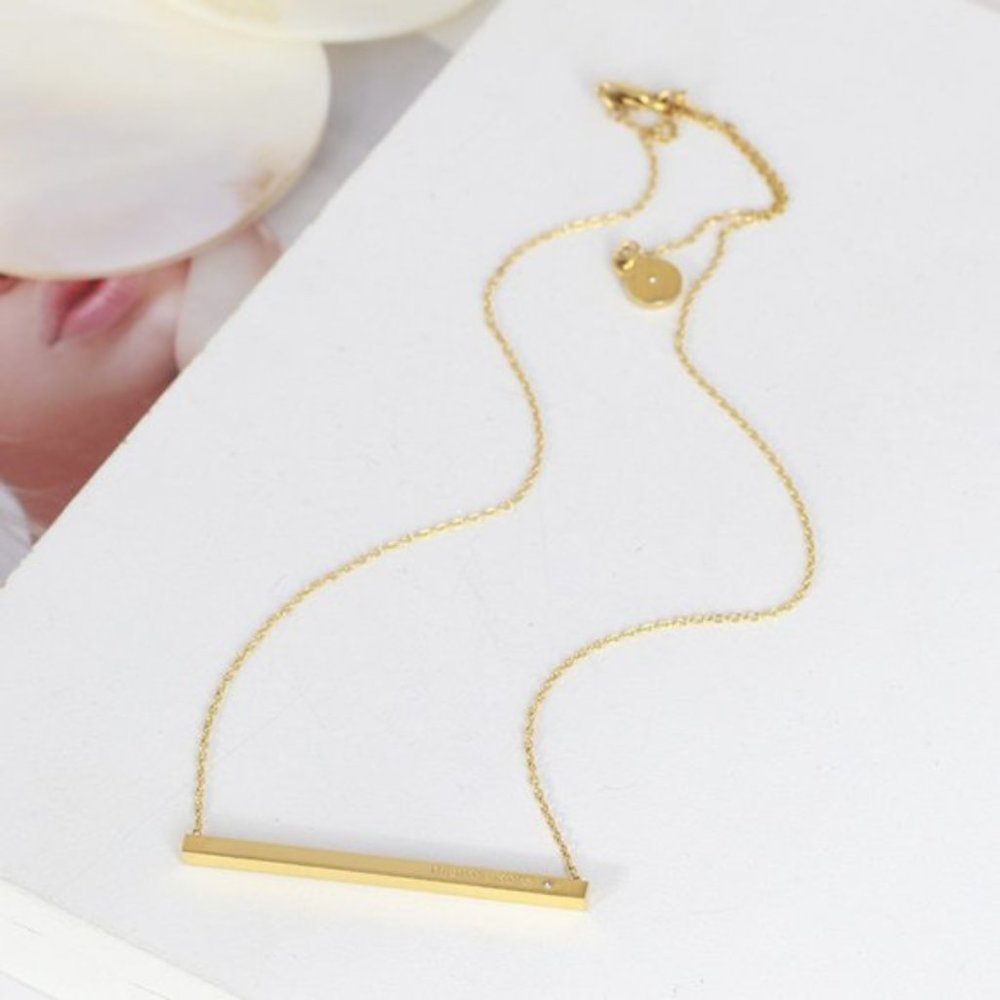 Michael Kors Golden Zircon Couple Necklace